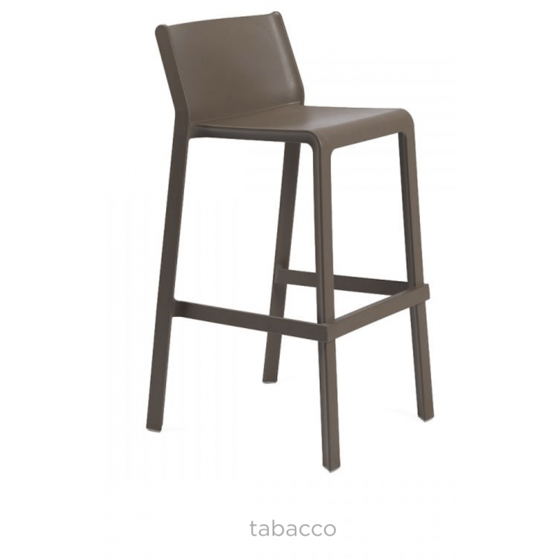 Tabouret Bar De Jardin Empilable En Polypropyl Ne Trill Le Chaisier