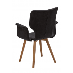 FAUTEUIL FRANÇAIS DE SALLE À MANGER MODERNE PIEDS BOIS NEO