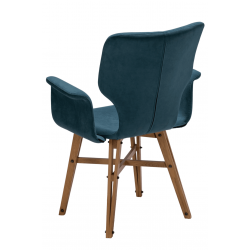 FAUTEUIL FRANÇAIS CONTEMPORAIN PIEDS CHÊNE EIFFEL NEO