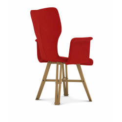 FAUTEUIL FRANÇAIS CONTEMPORAIN PIEDS CHÊNE EIFFEL NEO