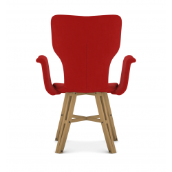 FAUTEUIL FRANÇAIS CONTEMPORAIN PIEDS CHÊNE EIFFEL NEO