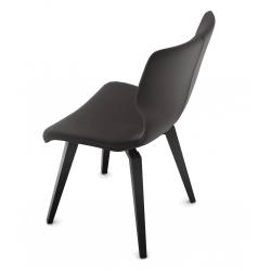 CHAISE FIXE PIEDS MÉTAL FRANÇAISE CONTEMPORAINE NEO