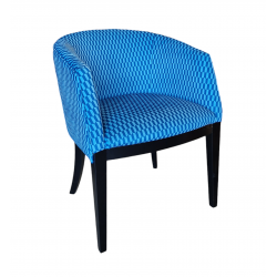 FAUTEUIL DÉCO THOMAS BLEU...