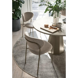 CHAISE DE SALLE À MANGER CONTEMPORAINE EN TISSU COZY