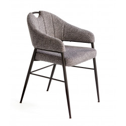 FAUTEUIL DE SALLE À MANGER EN TISSU CONTEMPORAIN ELIOT