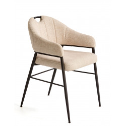 FAUTEUIL DE SALLE À MANGER EN TISSU CONTEMPORAIN ELIOT