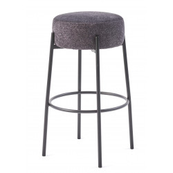 TABOURET HAUT EN TISSU CONTEMPORAIN POPPY