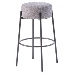 TABOURET HAUT EN TISSU CONTEMPORAIN POPPY