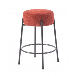 TABOURET HAUT EN TISSU CONTEMPORAIN POPPY