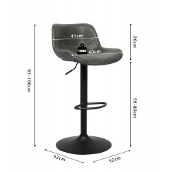 TABOURET PIVOTANT ET RÉGLABLE TILDA