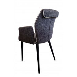 FAUTEUIL DE SALLE À MANGER EN TISSU LANSA