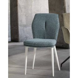 CHAISE DE SALLE À MANGER EN TISSU LANSA