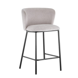 TABOURET SNACK ROND EN TISSU ARTHUR