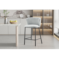 TABOURET SNACK ROND EN TISSU ARTHUR