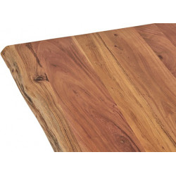 TABLE FIXE CONTEMPORAINE EN BOIS D'ACACIA NEBEL