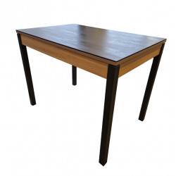 TABLE DE CUISINE EN CÉRAMIQUE EXTENSIBLE ET TIROIR IRIS PROMO