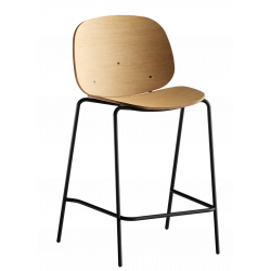 TABOURET D'ÉCOLIER MODERNE EN BOIS ET MÉTAL DANA